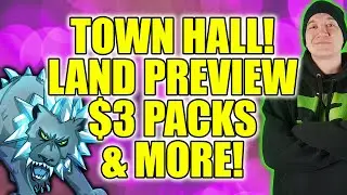 LAND PREVIEWS, $3 PACKS & MORE! Town Hall Review - Splinterlands P2E NFT Gaming