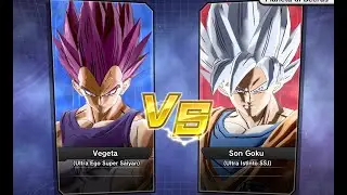 Xenoverse 2 - Requested match (PC): Vegeta Ultra Ego Super Saiyan vs Goku Ultra Istinto Super Saiyan
