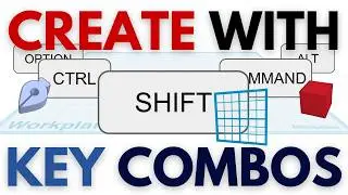 Tinkercad key combos using SHIFT, CTRL and ALT