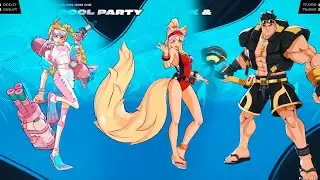 NEW Skins - Pool Party Ahri, Jinx, Darius & BATTLE PASS Preview - 2XKO (League Fighting Game)