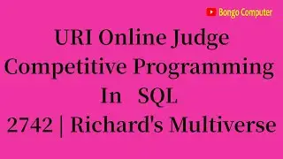 How To Solve URI Online Judge SQL 