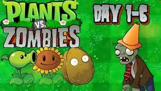 Plants vs Zombie adventure |day 1-6|