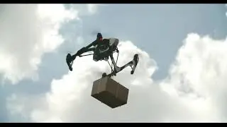 Delivery Drone with Parcel | Stock Footage - Envato elements