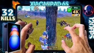 👿XIAOMI PAD 6s Pro PUBG TEST | DON'T BUY!🔥ERIANGLE 120FPS PUBG TEST || XIAOMI PAD 6s PUBG/BGMI TEST