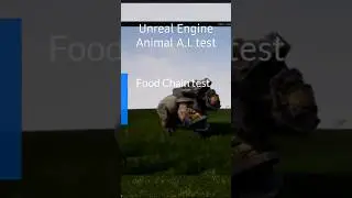 Unreal Engine Animal A.I. tests -Working on Animal zones, spawning zones, etc 
