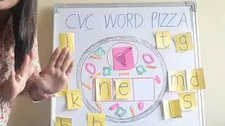 CVC Word Pizza!    Fun activity