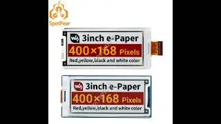 Spotpear 3inch e-Paper e-Ink Display Module SPI for Arduino / STM32 / Jetson Nano / Raspberry Pi