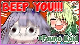 [ENG SUB/Hololive] Fauna raided Biboo's stream at the most perfect timing