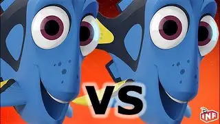 Dory vs Dory sarlacc pit arena fight Disney Infinity toy box