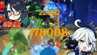 1.0 Dps C0 Diluc Vs 5.0 Abyss | Genshin Impact | C0 F2P Furina & Xianyun