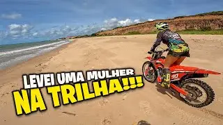CONVIDEI UMA MULHER PARA FAZER TRILHA DE MOTO - COM VANESSA