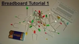 Breadboard Tutorial 1 - einfache LED Schaltung