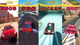 Asphalt 8 Noob vs Pro vs Hacker vs God