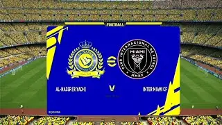 AL-NASSR FC VS INTER MIAMI FC | Pro Evolution Soccer 2018
