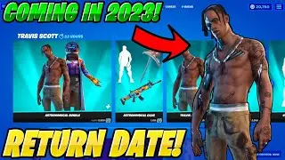 TRAVIS SCOTT RETURN RELEASE DATE! (Travis Scott Coming Back 2023!)