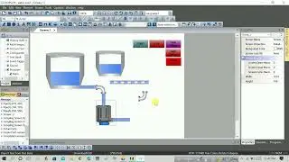 Filling water tank Using Pipe element in Delta (DOPSOFT) HMI - 11th Lecture