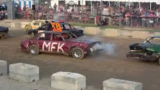 Mitchell Fair Demolition Derby 2018 | Full Size Straight Stock
