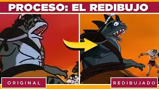 TIMELAPSE REDRAWING ENEMIES | THUNDERCATS | 80/90 INTROS 4K