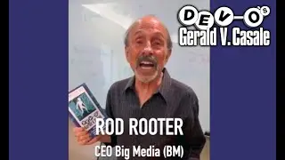 ROD ROOTER & “The Invisible Man” DEVO's Gerald V. Casale