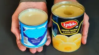 Beat condensed milk with pineapple! Healthy and delicious no-bake dessert! In 10 minutes
