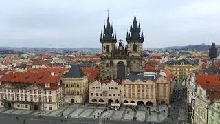 Вид на Прагу с башни Староместской ратуши