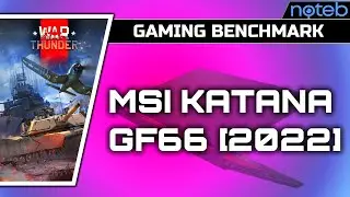 MSI KATANA GF66 (2022) - War Thunder Gameplay Test (i5-12500H, RTX 3050)