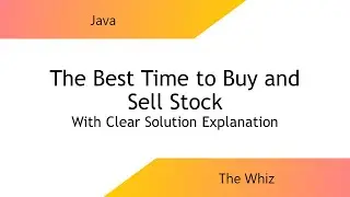 Best Time to Buy and Sell Stock