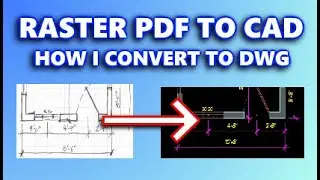 Raster Conversion in AutoCAD and GstarCAD - My 'Manual' Method.