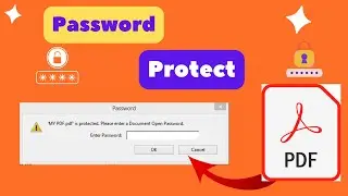 How to Password Protect PDF Files Free? | Set Password in PDF files | Encrypt PDF File