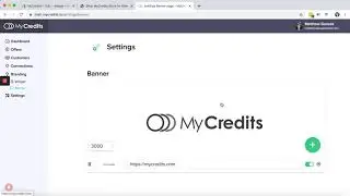 MyCredits Tour on Dashboard