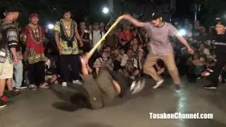 BBOY PARK 2107 江戸川野獣組合＋ISSOP VS FOUND NATION