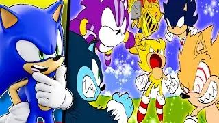 Super Sonic vs EVERY Sonic Form!!