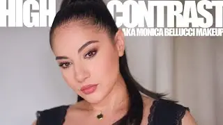 Makeup Tutorial for High Contrast | ABH Spice Palette | Monica Bellucci Makeup
