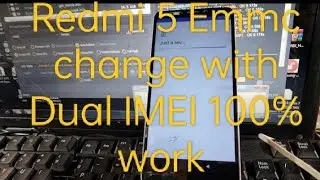 Redmi 5 rosy emmc change with Dual IMEI 100% no dead risk with unlock tool 