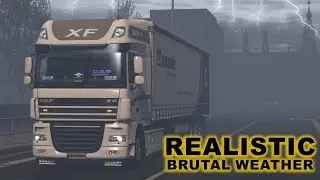 ETS 2 Mod | Realistic Brutal Weather V6.4 [ETS2 v1.40]