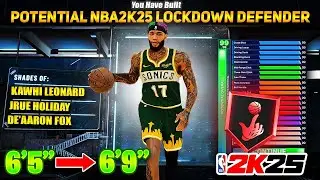 The FIRST EVER ‘POTENTIAL LOCKDOWN DEFENDER BUILD’ As A Template in NBA 2K25! EARLY MYPLAYER BUILDER