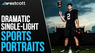 How to Capture Dramatic Senior Sports Portraits with Only One Light