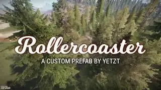 Rollercoaster Custom Prefab for Rust