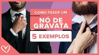 Como fazer um nó de gravata rápido!