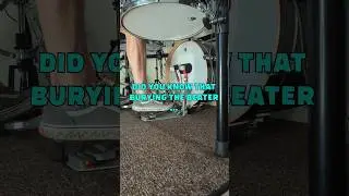 The Speed Advantage of Burying the Beater - Drum Lesson