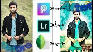 Ligthroom and snapseed effect / background change in PicsArt