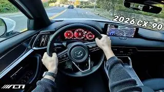 2026 Mazda CX-90 Turbo POV Drive /// A 8 Passenger Family SUV For Enthusiasts