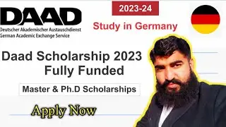 DAAD Fully funded Scholarship 2023|Free Study in Germny  | Captain Hero