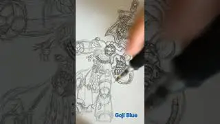 Drawing space marines until space marine 2 comes out pt 25