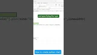 Create dynamic python chart in excel 