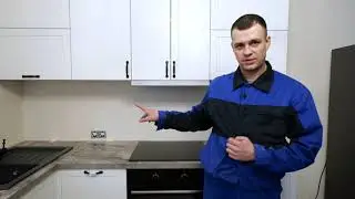 Монтаж кухонного стеклянного фартука