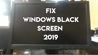 How to FIX black windows screen  . windows windows black screen with cursor. Windows 7,8,10