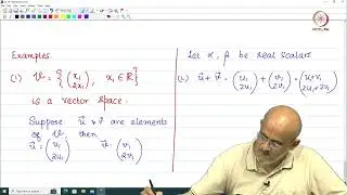 Lec 37 Examples of vector spaces - Polynomial space, planes and lines through origin