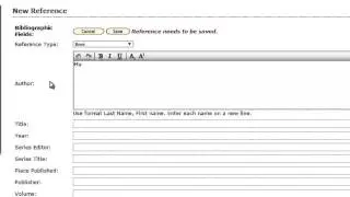 Adding References Manually to EndNote Online