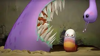 SLUG MONSTER | LARVA | Halloween Season 1 Marathon | WildBrain Fizz